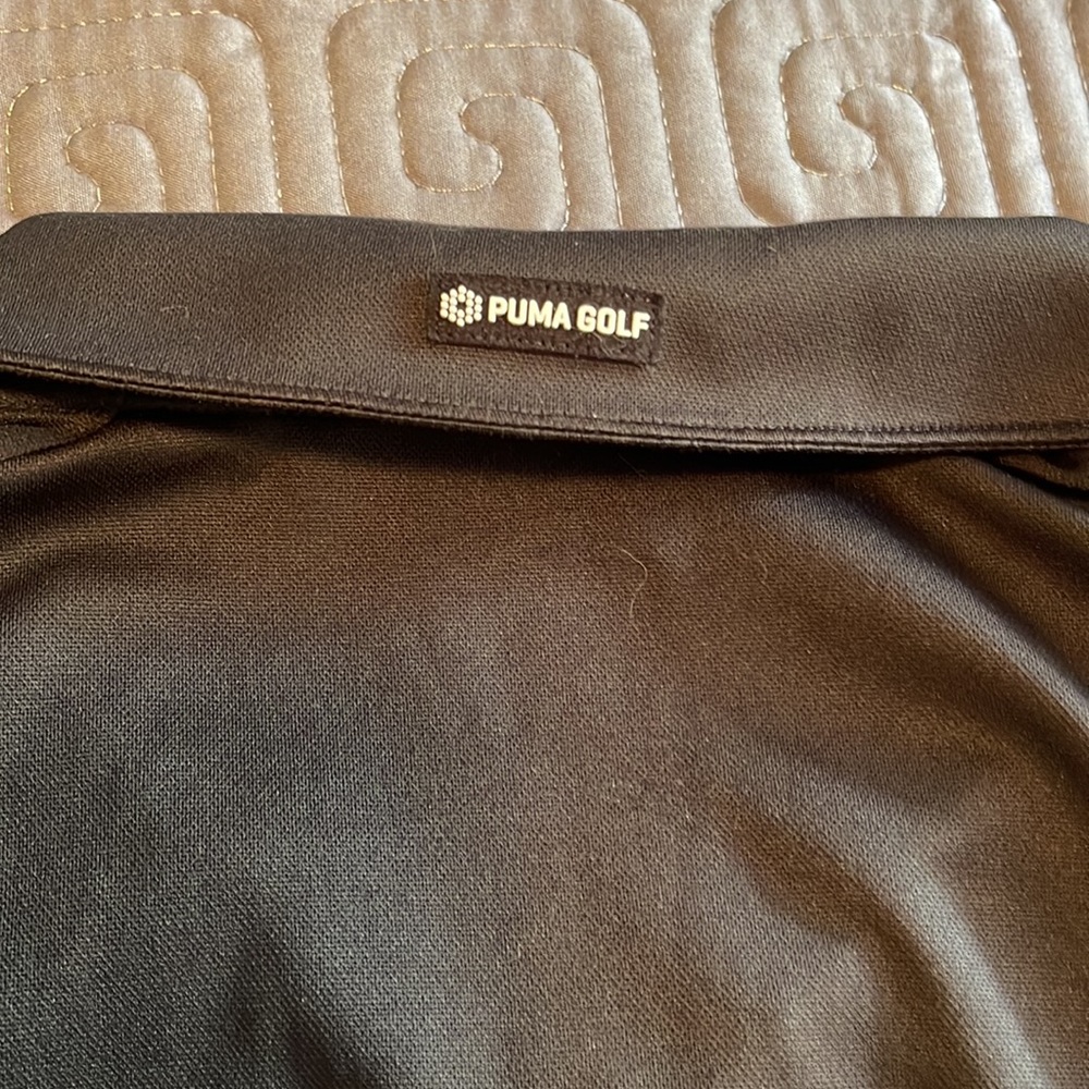 Puma Golf polo with Mercedes-Benz logo stitched on sleeve - Picture 7 of 7